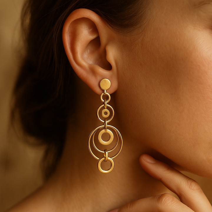 Kalani | Pendientes de gota de plata