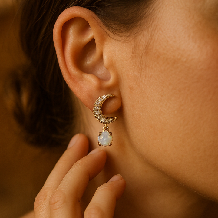 Navegador | Pendientes de gota de ópalo