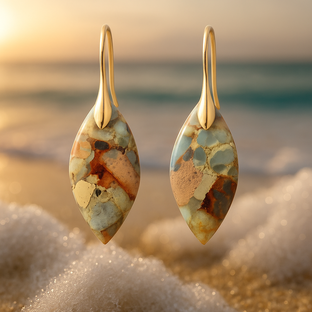 Bliss Costera – Aretes Olas del Océano
