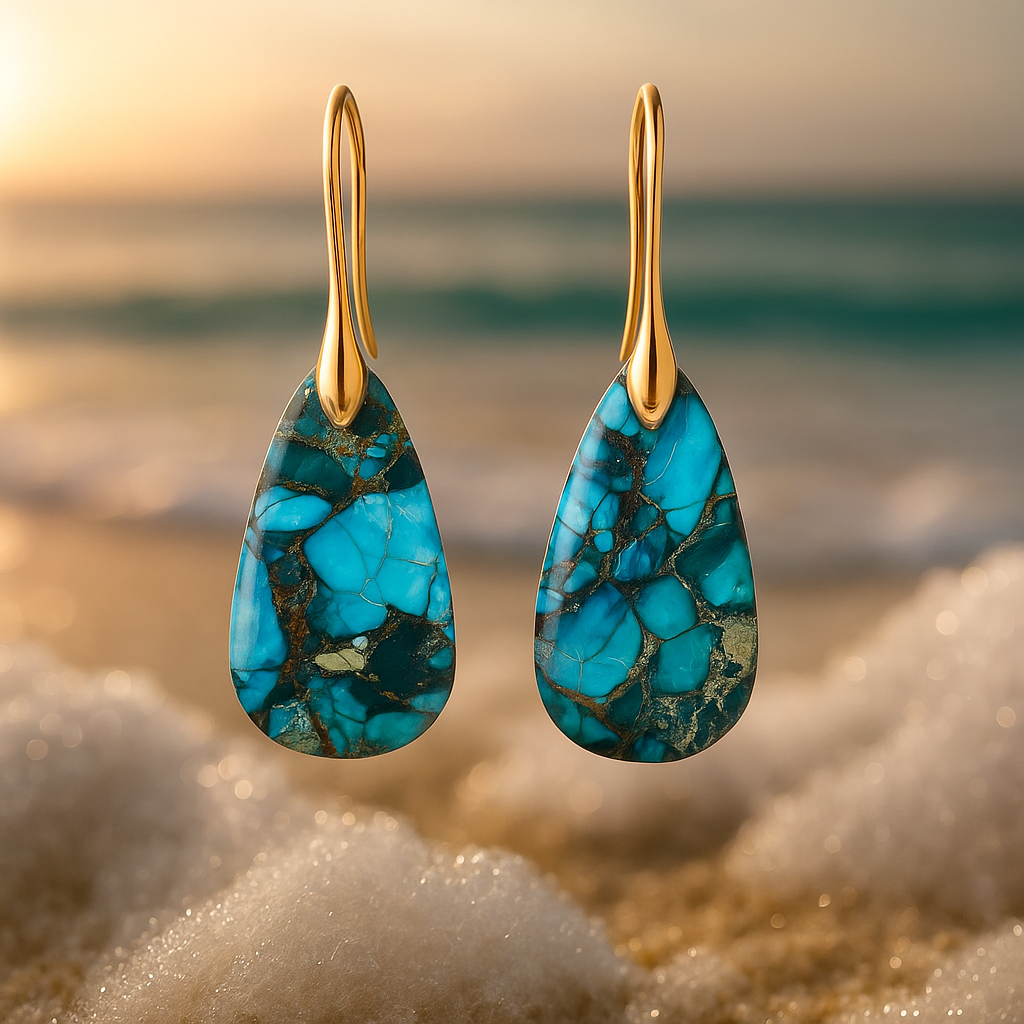 Jade – Pendientes Aqua Luminiscentes