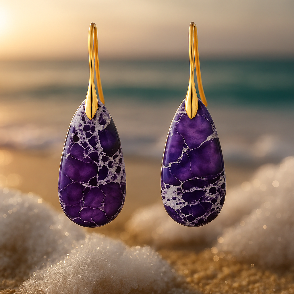 Celestia – Pendientes Crepúsculo Violeta