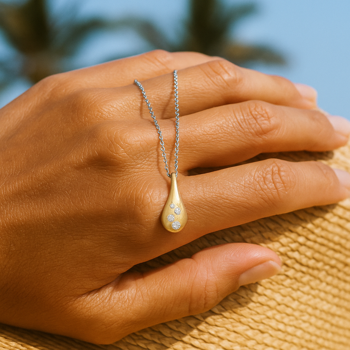 Oceanic | Pendiente de Oro 925