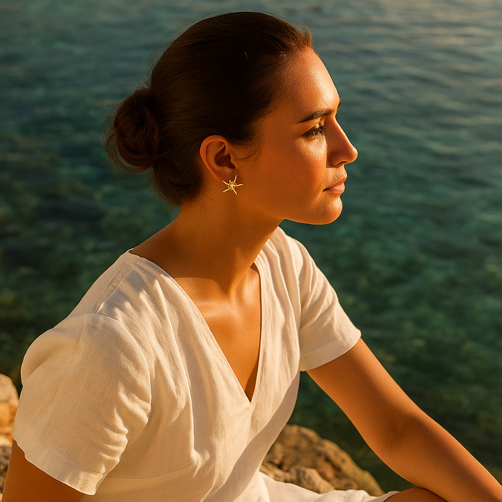 Celestia | Pendientes de Estrella de Mar