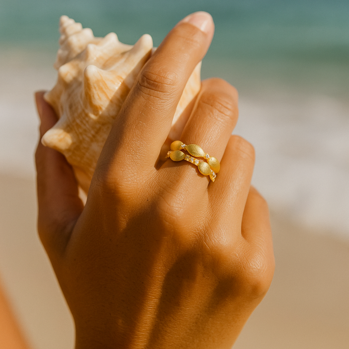 Océano | Gris brumoso plata silenciosa 925