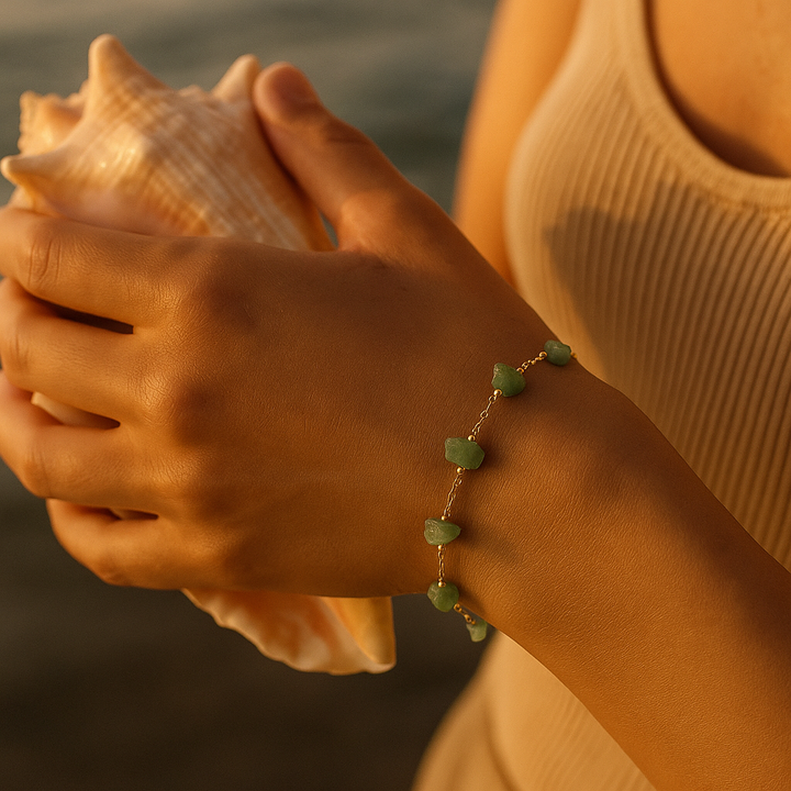 Pulsera de fragmento Aqua | Lila