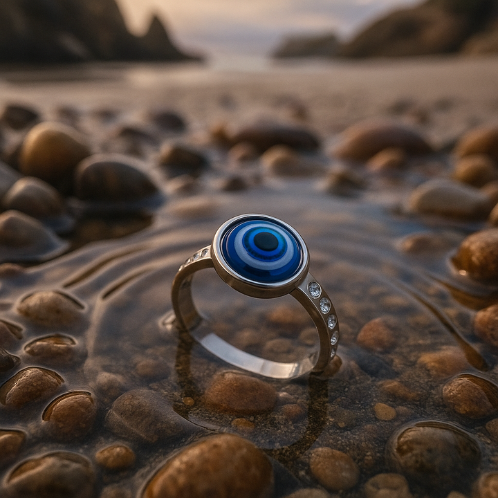 Wavecrest | Anillo de Corriente Plateada