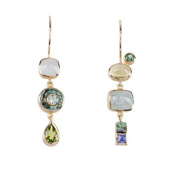 Brillo | Pendientes de Gota Dorada