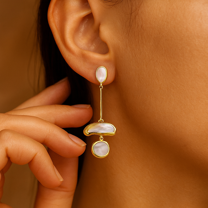 Zara | Pendientes en Forma de Gota Vibrante