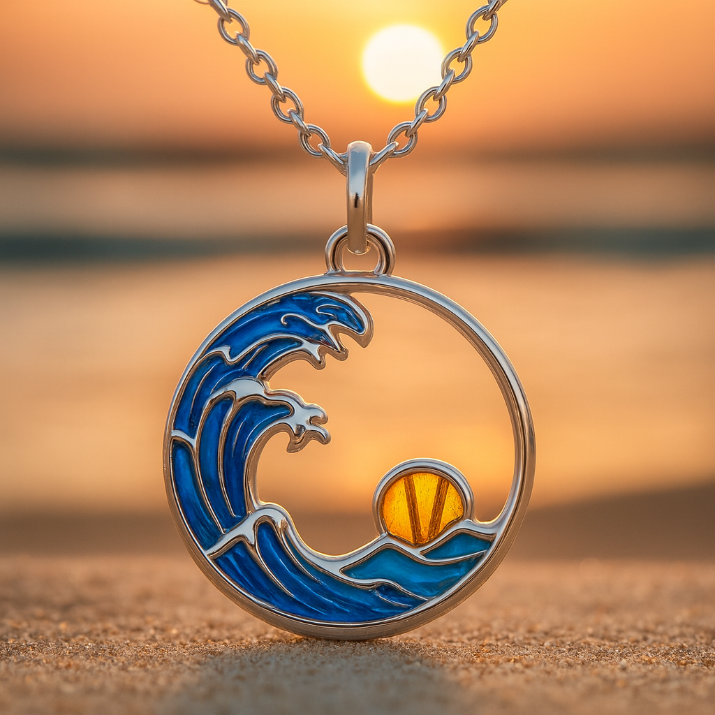 Essenza di Mare – Collar de plata 925 con colgante