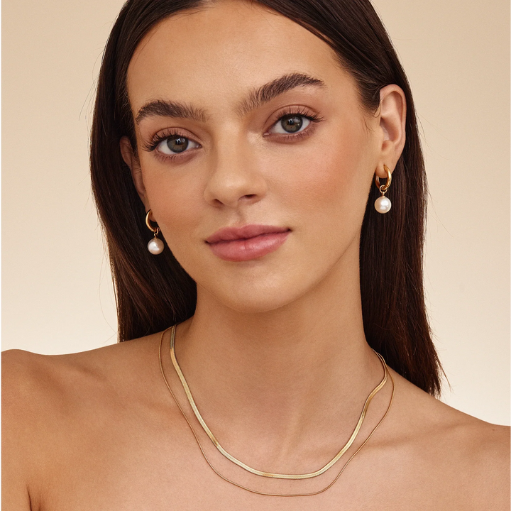 Pendientes de Perlas Colgantes