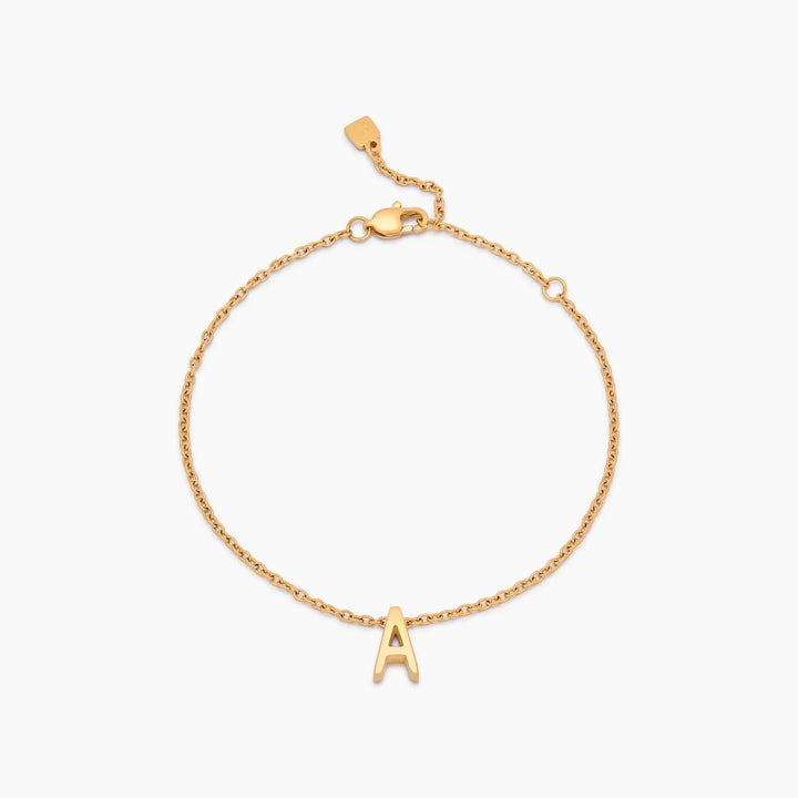 Pulsera de Encanto con Inicial Delicada