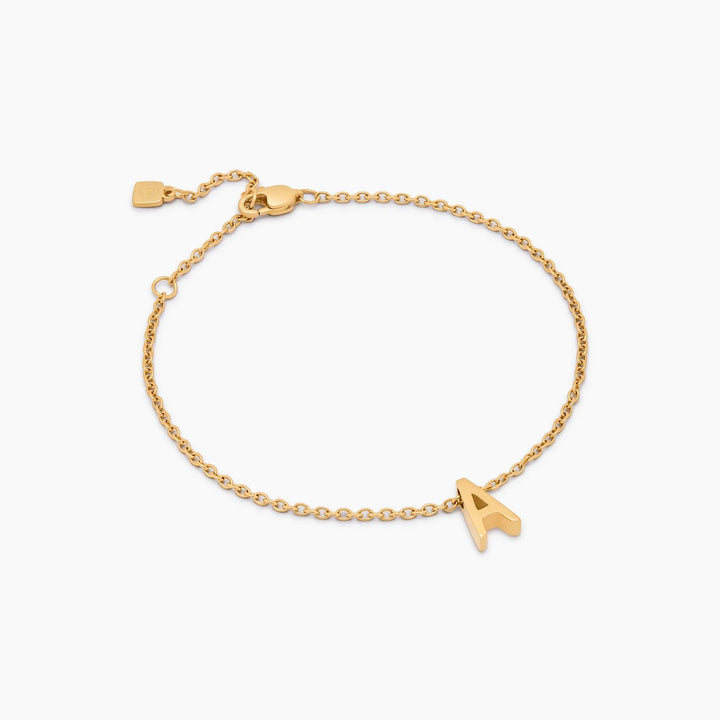 Pulsera de Encanto con Inicial Delicada