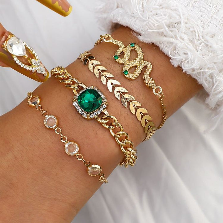 Conjunto de Pulseras Sylvara Greenlight