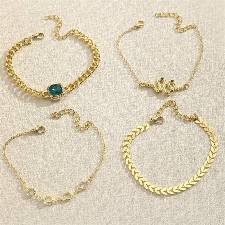 Conjunto de Pulseras Sylvara Greenlight