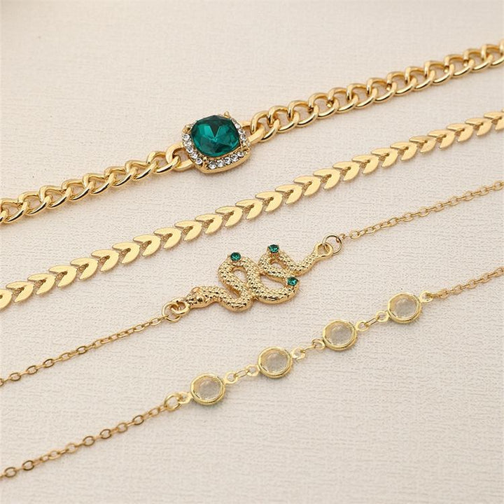 Conjunto de Pulseras Sylvara Greenlight