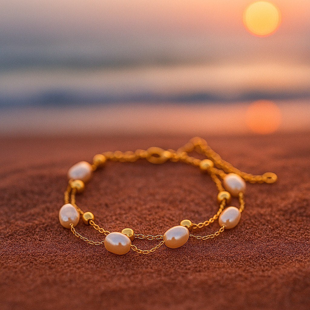 Verano | Pulsera Radiante con Conchas
