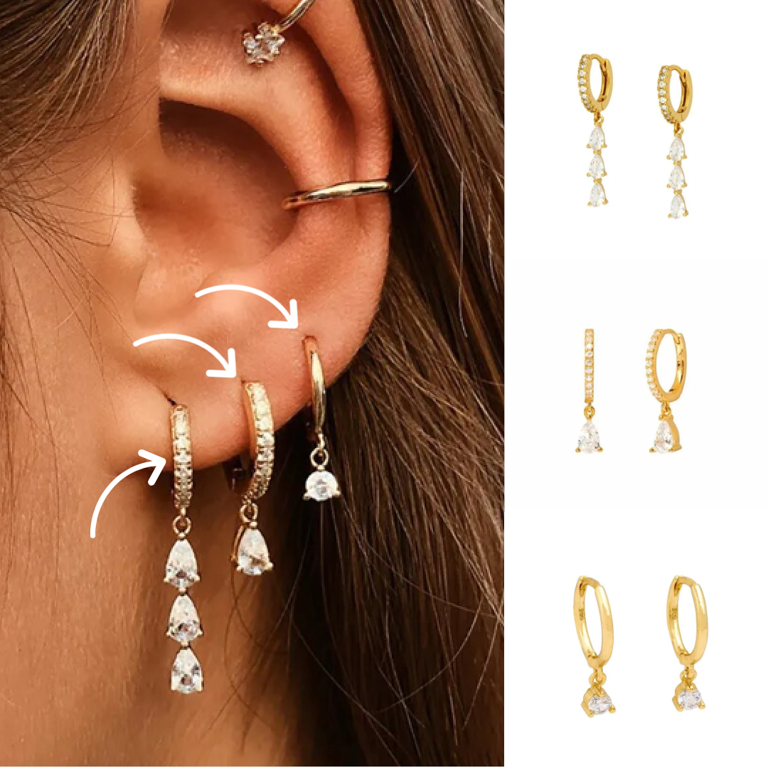 Conjunto de Pendientes Elise