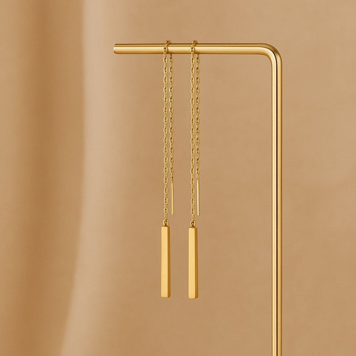 Pendientes de Borlas Dakota Dorados