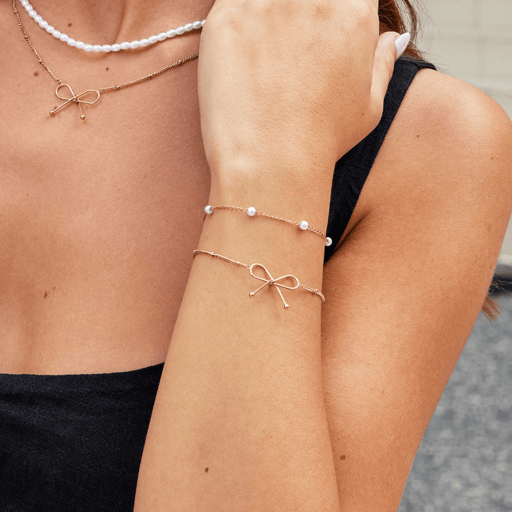 Pulsera de Lazo de Oro Anika