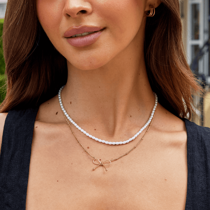 Collar de Lazo de Oro Anika