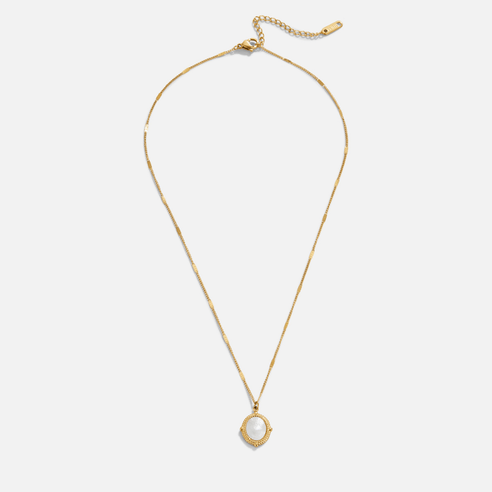 Collar de Colgante de Concha de Perla Bela