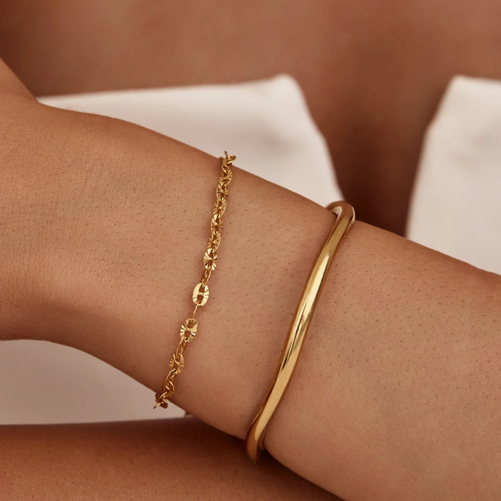 Pulsera de Cadena con Lentejuelas Bold