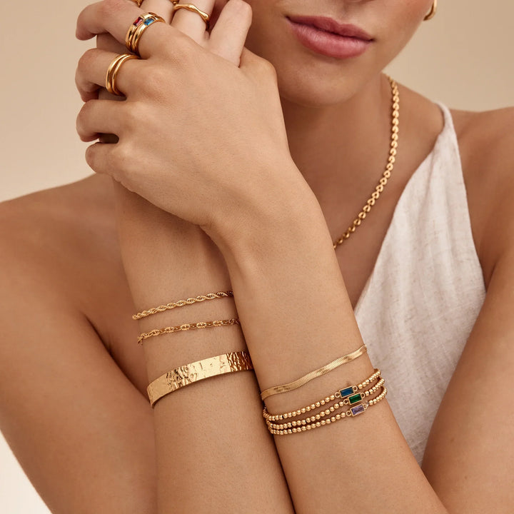 Pulsera de Cadena con Lentejuelas Bold