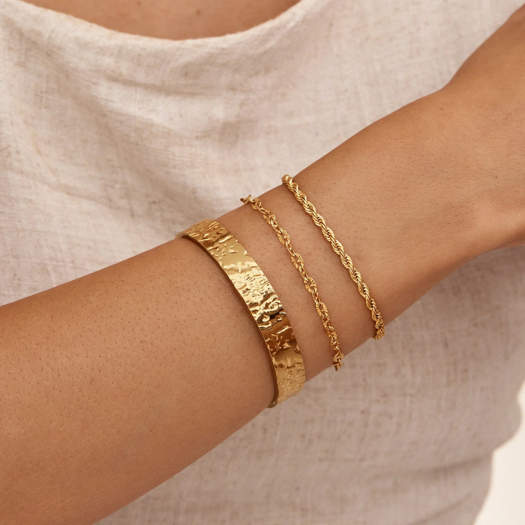 Pulsera de Cadena con Lentejuelas Bold