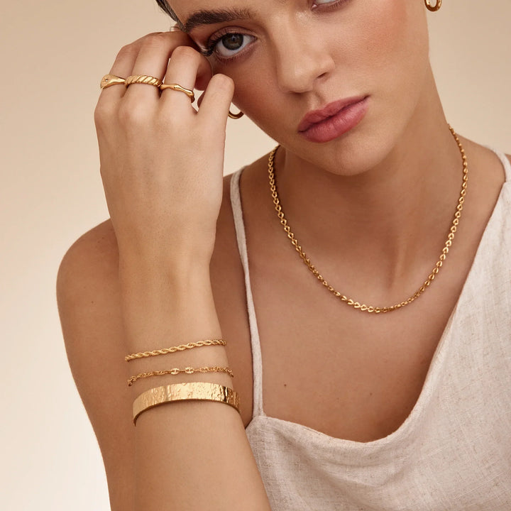 Pulsera de Cadena con Lentejuelas Bold