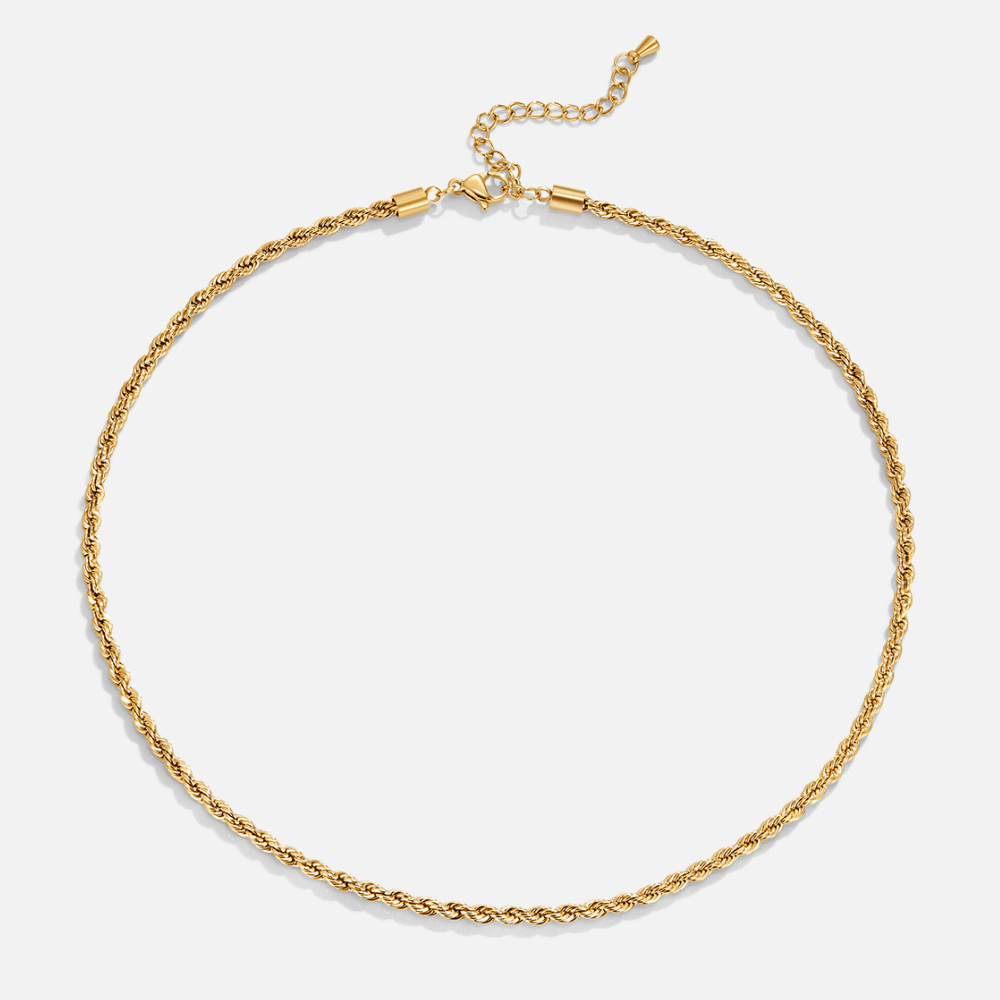 Collar de Cadena Retorcida Calla Gold