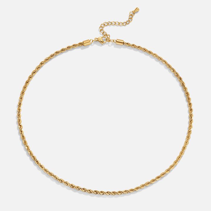 Collar de Cadena Retorcida Calla Gold