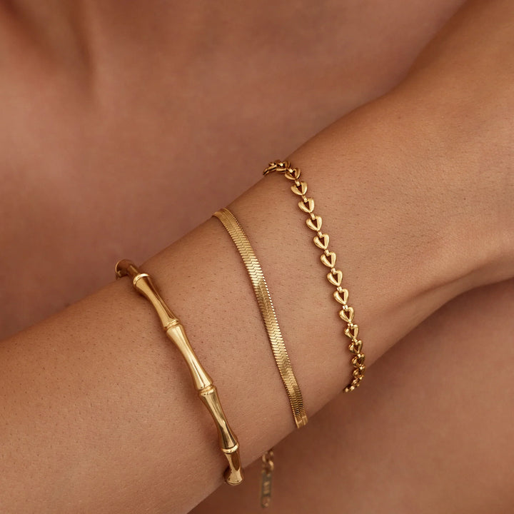 Pulsera Cadena de Corazones