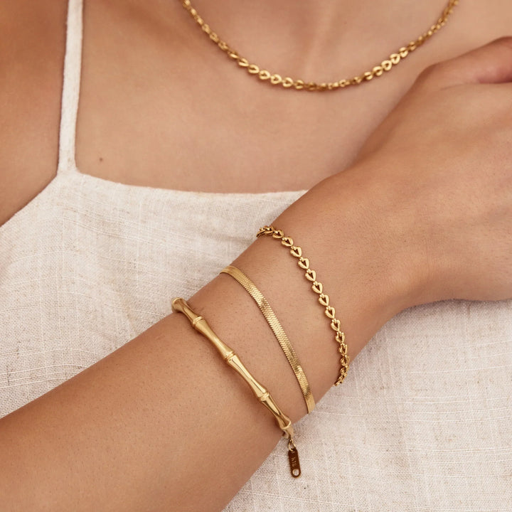 Pulsera Cadena de Corazones