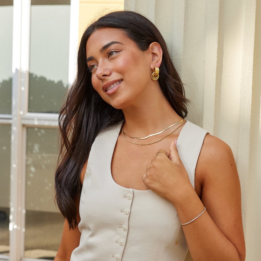 Pendientes de Aro Capas Lexi