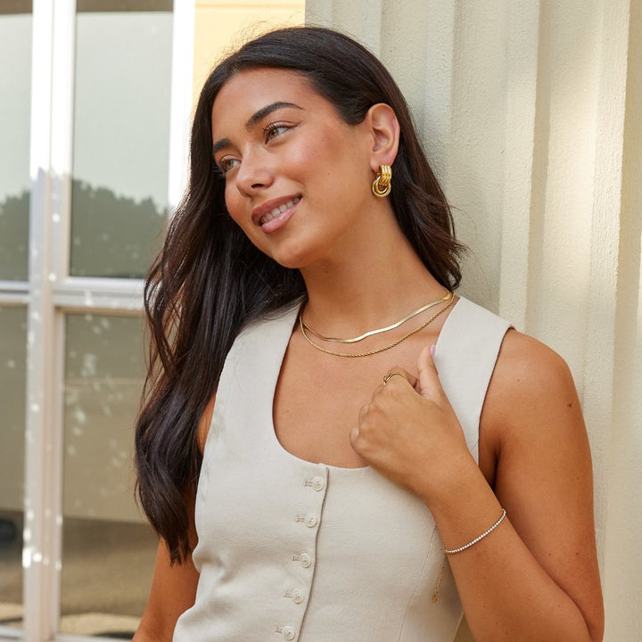 Pendientes de Aro Capas Lexi