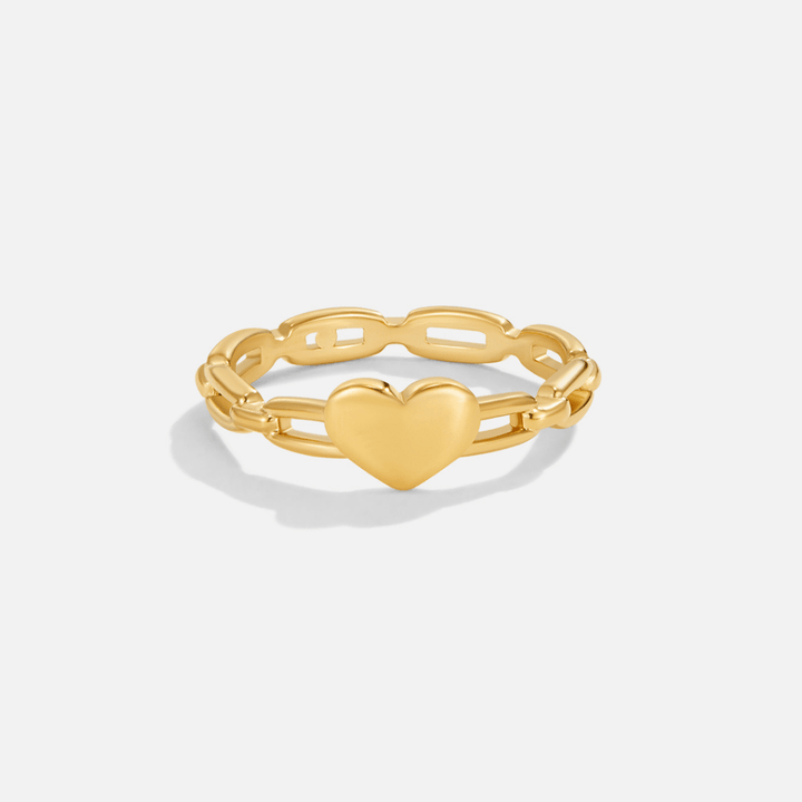 Anillo de Cadena de Corazón Lola