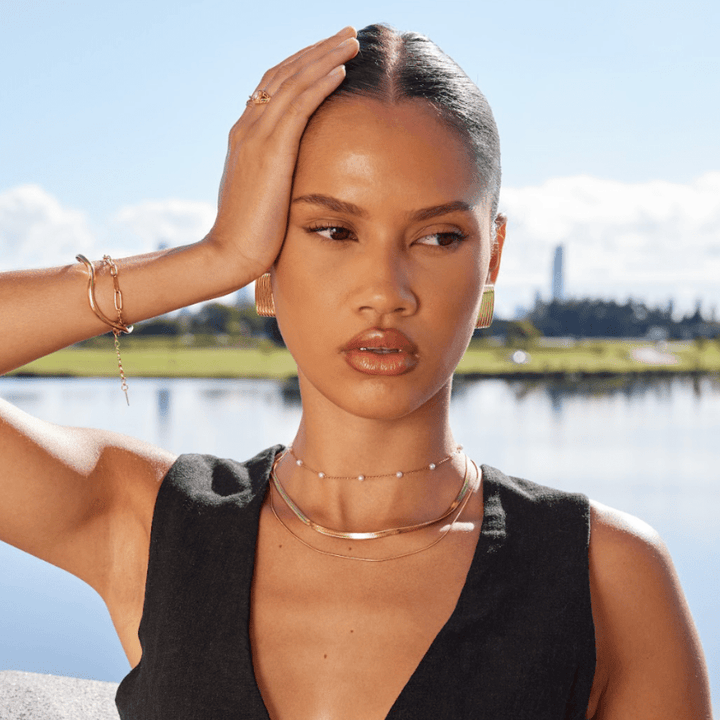 Pendientes Nova Gold