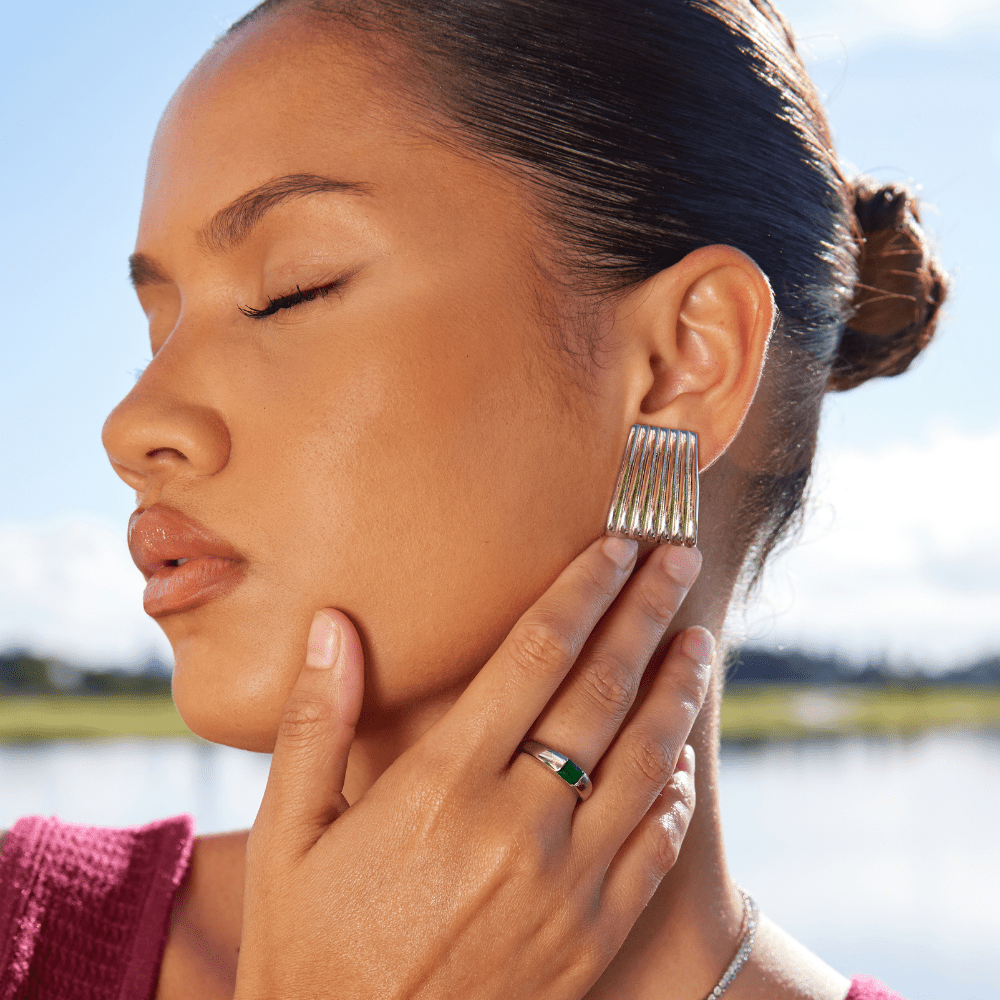 Pendientes Nova Silver