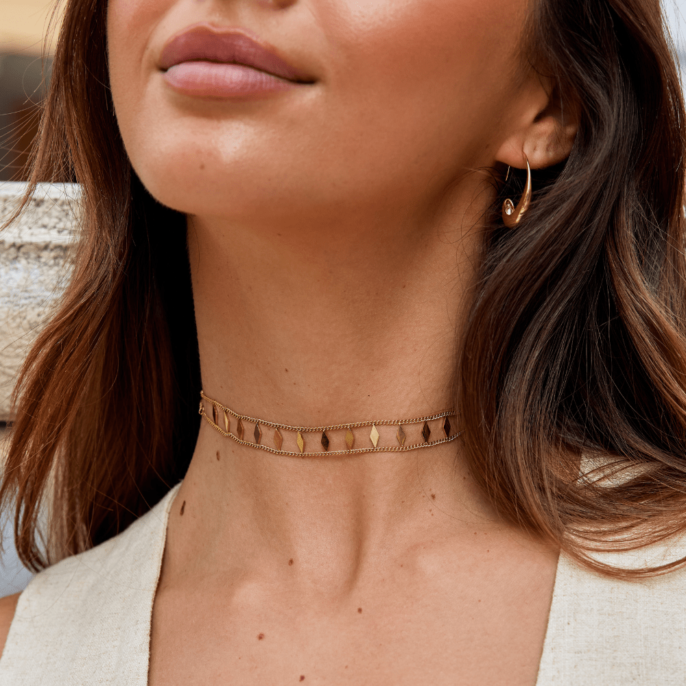 Collar Choker Zara Gold
