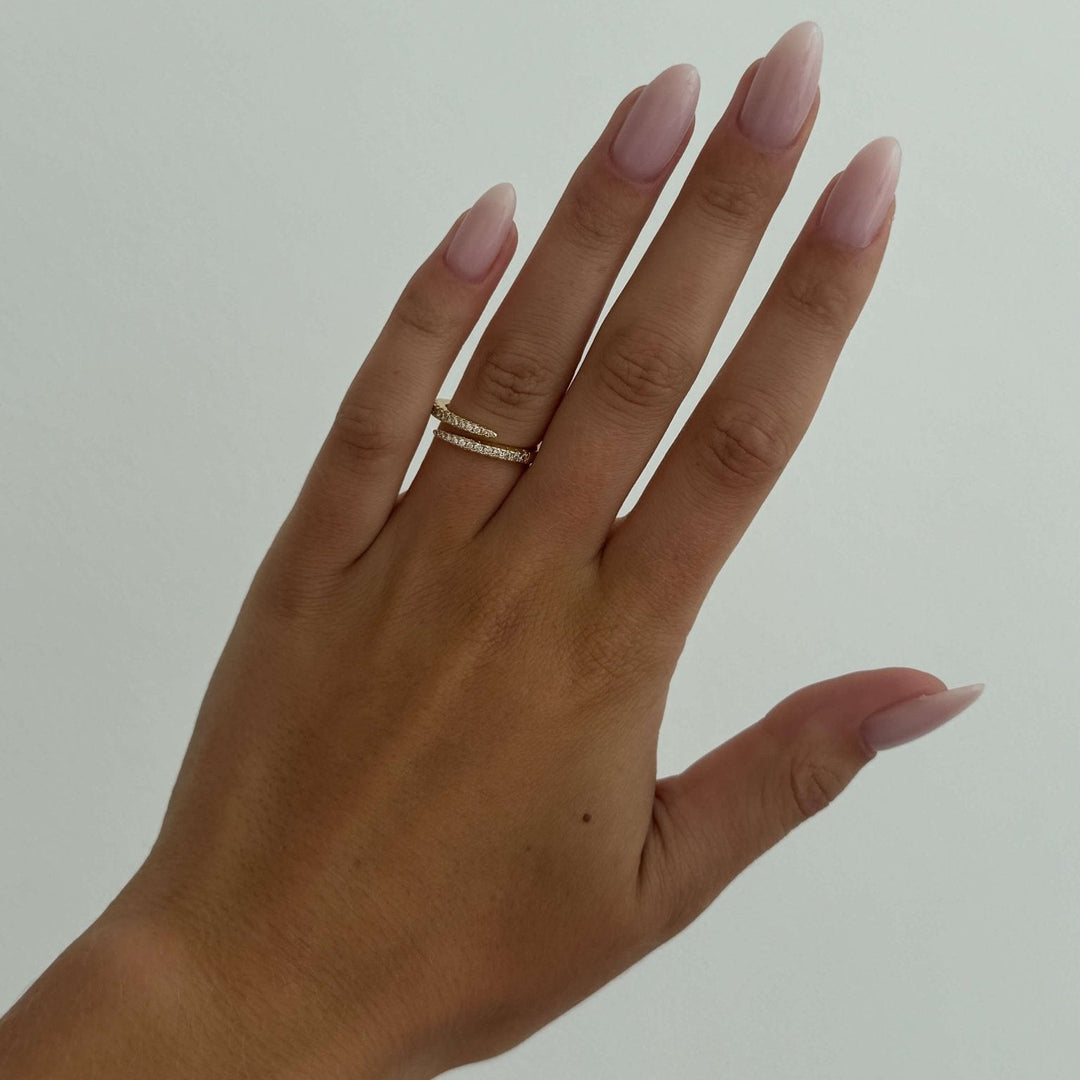 Anillo Pavé Lydia Twirl