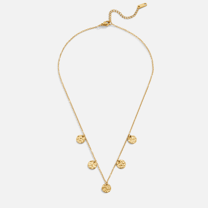 Collar de Moneda Martillada Elodie