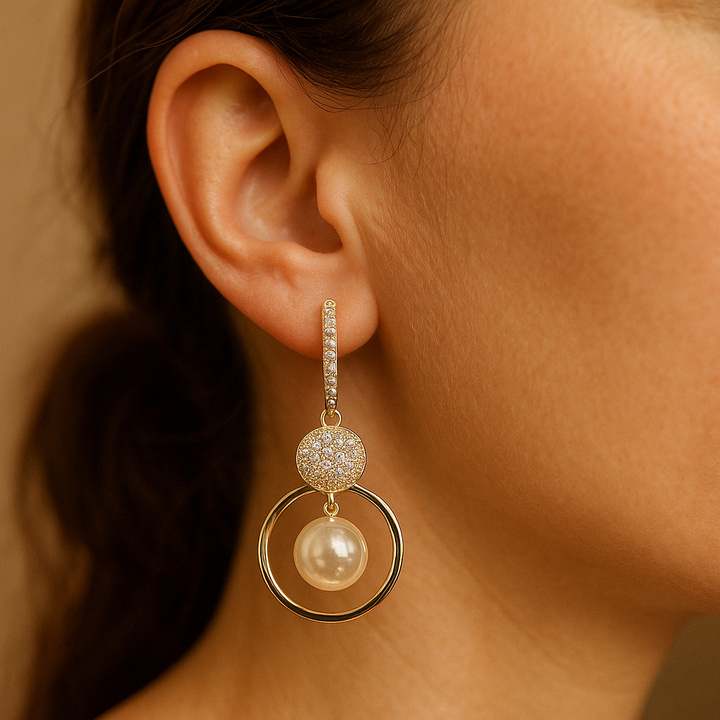 Isla | Pendientes Colgantes Elegantes