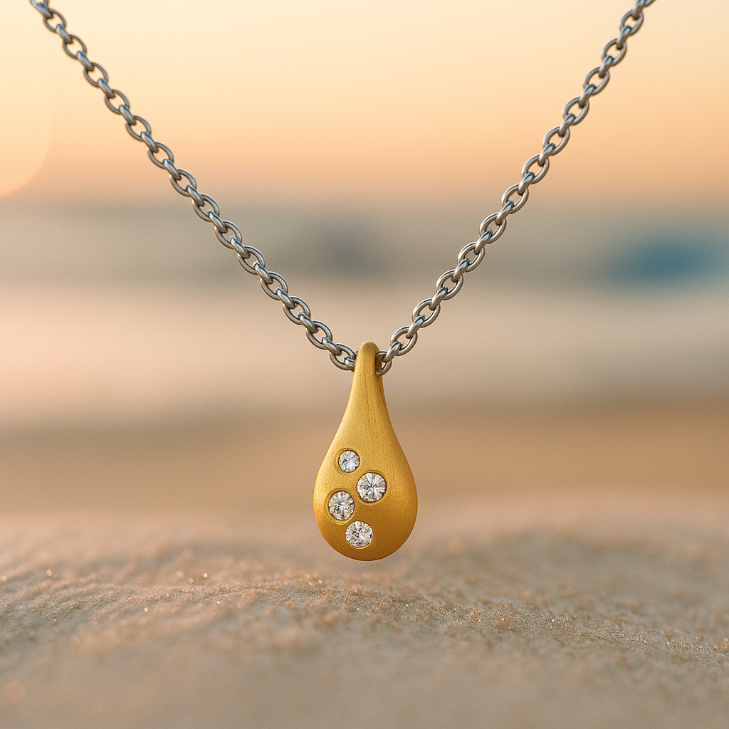 Oceanic | Pendiente de Oro 925
