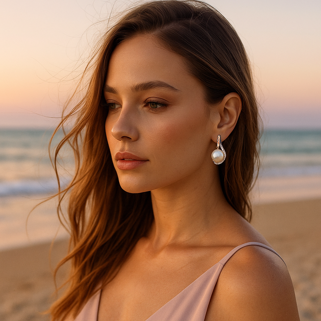 Celestia | Pendientes con perla