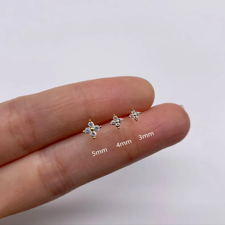 Pendientes de Flor