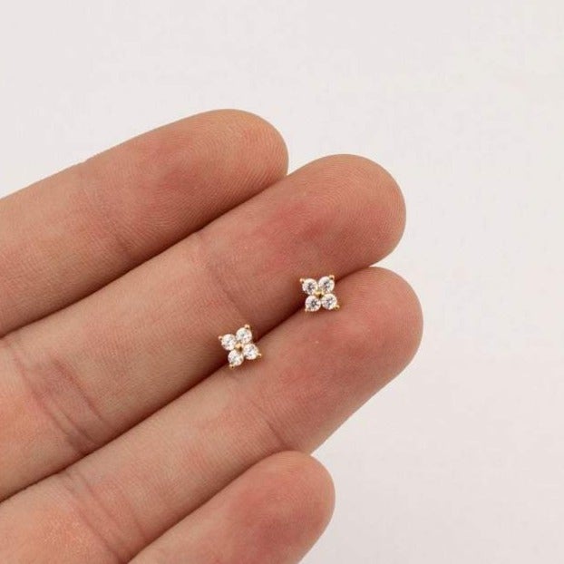 Pendientes de Flor