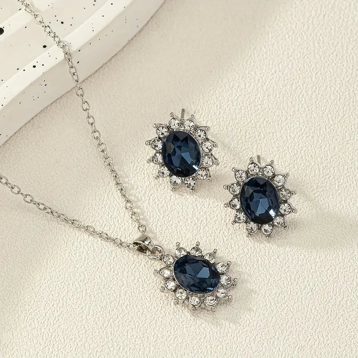 Conjunto de Joyería Katya Azuryn | Oro Blanco