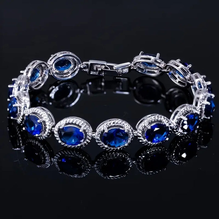 Pulsera Azrielle Kynthara | Oro Blanco