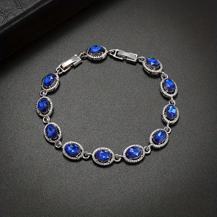 Pulsera Azrielle Kynthara | Oro Blanco