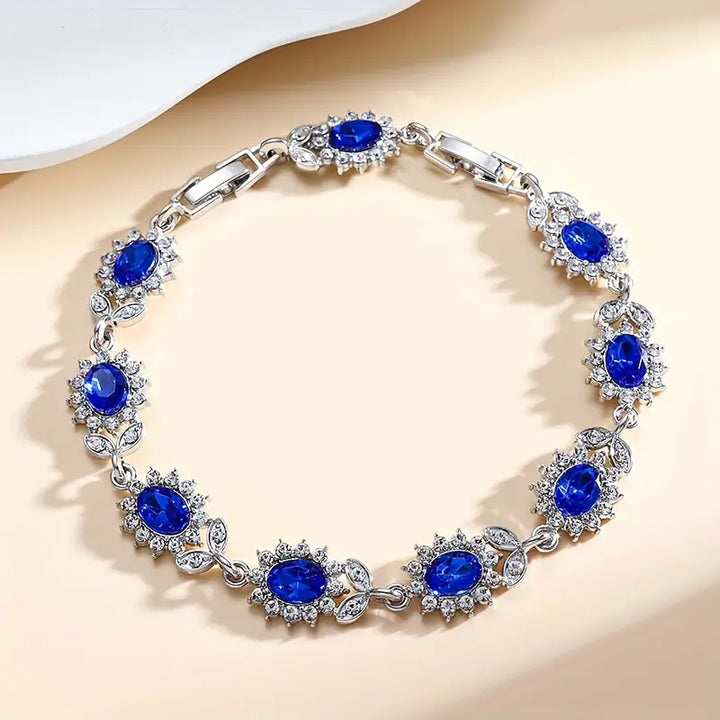 Pulsera Iridessa Bluevain | Oro Blanco